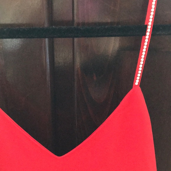 Formal dress w/ rhinestone straps. UK size 8, US 4 - Picture 3 of 6